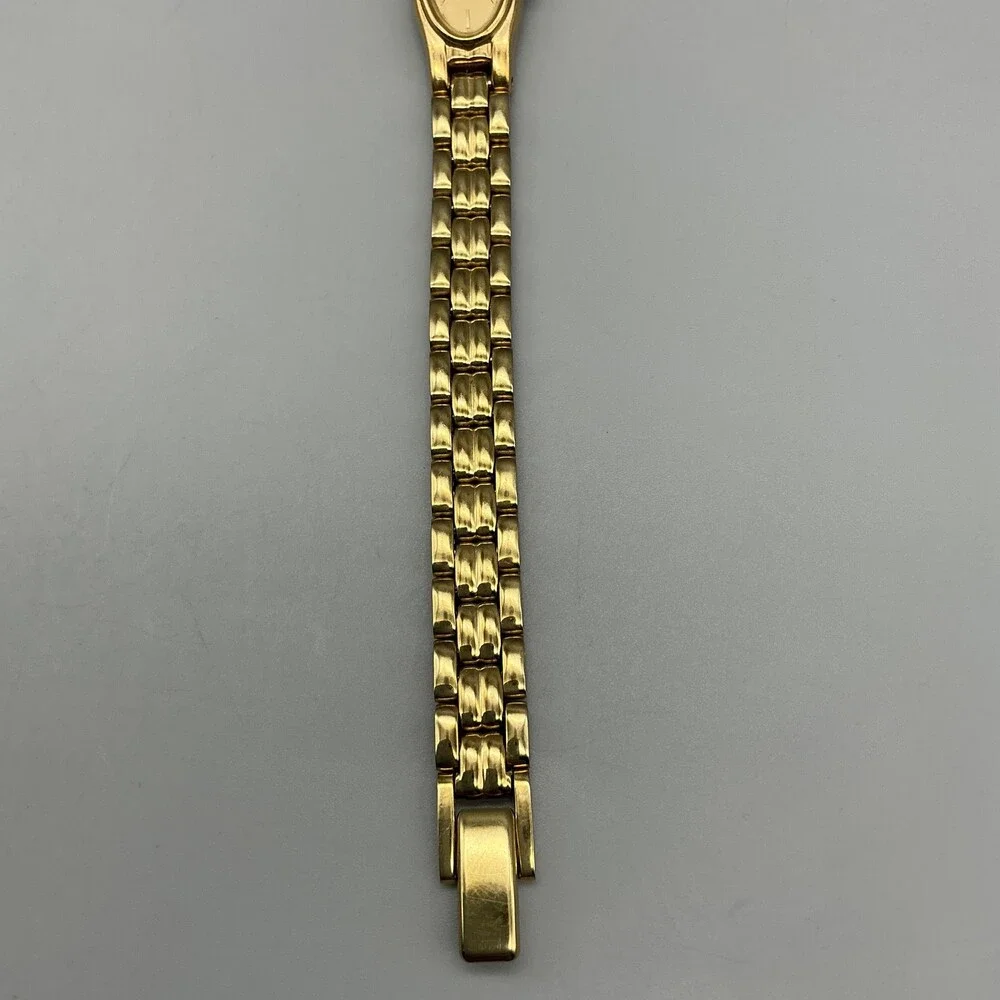 Vintage Pulsar Womens Watch 12mm Oval Gold Tone V220-6190 New Battery